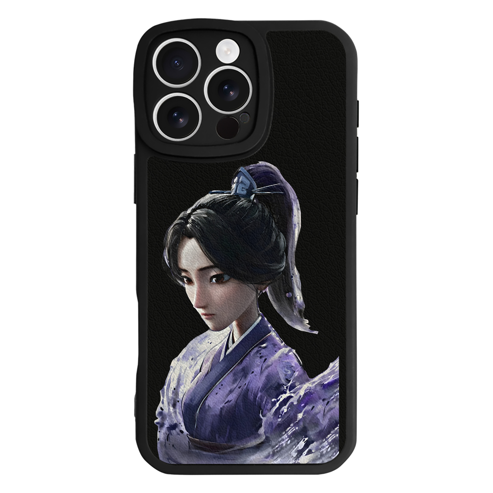（画像用） Ne Zha 2 ナタ 魔童の大暴れ 【iPhone 16シリーズ対応】シリコンスマホケース（レザー調） 材質：シリコン
